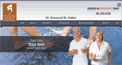 Desktop Screenshot of bergenfootpain.com