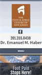 Mobile Screenshot of bergenfootpain.com